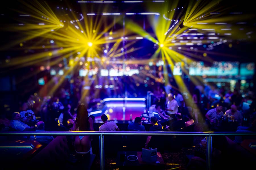 dj view of club